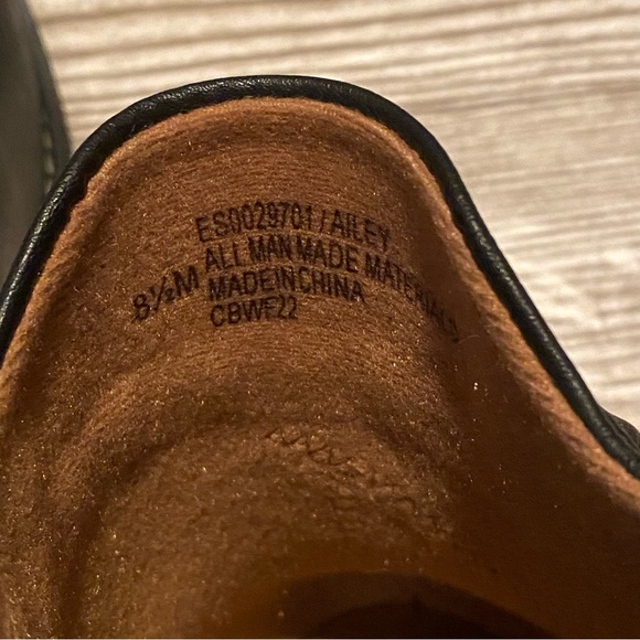 Euro Soft Black Leather Heeled Clogs- Size 8.5 M - Picture 6 of 8